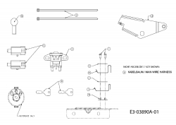 Ersatzteile Mastercut Rasentraktoren Mastercut 76 Typ: 13AH760C659  (2008) Elektroteile