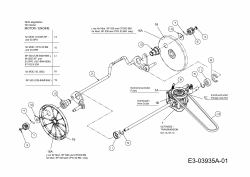 Ersatzteile Mastercut Motormäher mit Antrieb SP 530 Typ: 12B-84M1659  (2009) Getriebe ab 09.01.2008, Motor