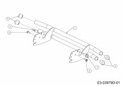 Ersatzteile Massey Ferguson Rasentraktoren MF 50-24 SD Typ: 13HQ93GP695  (2015) Stoßstange