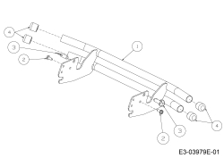 Cub Cadet Ersatzteile Gartentraktoren CC 1224 KHP 14HQ94AP603  (2016) Stoßstange