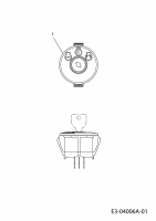 Ersatzteile Mastercut Rasentraktoren Mastercut 76 Typ: 13AH760C659  (2008) Zündschloss