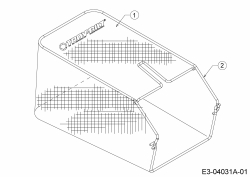 Ersatzteile Troy-Bilt Motormäher mit Antrieb TB 220 Typ: 12AVB22J766  (2015) Grasfangsack