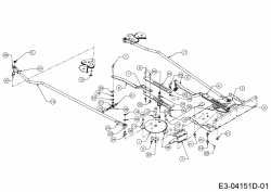 Ersatzteile Massey Ferguson Zero Turn MF 50-22 FMZ Typ: 17AI4BFP695  (2010) Lenkung