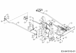 Ersatzteile Massey Ferguson Zero Turn MF 48-22 FMZ Typ: 17BI4BFY695  (2013) Lenkung