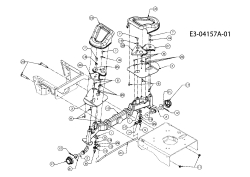 Cub Cadet Ersatzteile Zero Turn FMZ 50 17AI4BFP603  (2008) Achsschenkel