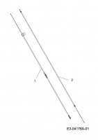Ersatzteile Yard-Man Motormäher mit Antrieb YM 5519 SPO Typ: 12A-18M1643 (2008) Bowdenzüge