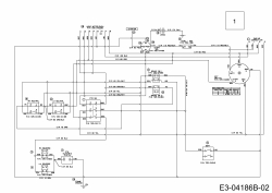 Cub Cadet Ersatzteile Zero Turn RZT 54 17AI2ACK603  (2011) Schaltplan