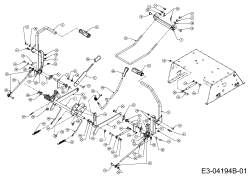 Cub Cadet Ersatzteile Zero Turn RZT 54 17AI2ACK603  (2010) Lenkung, Mähwerksaushebung