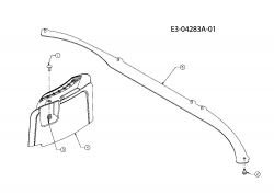 Ersatzteile MTD Zero Turn P 155 HZ-G Typ: 17AE2ACG678  (2008) Mulch Kit 