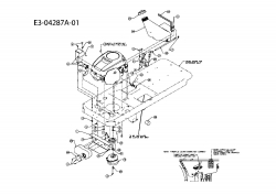 Cub Cadet Ersatzteile Zero Turn RZT 42 17AE2ACG603  (2010) Elektromagnetkupplung, Motorzubehör, Tank