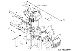 Cub Cadet Ersatzteile Zero Turn All Rounder 1050 17AF9BKP603R  (2008) Motorzubehör