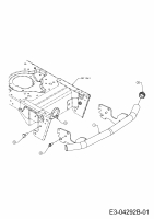 Cub Cadet Ersatzteile Zero Turn All Rounder 1050 17AI9BKP603  (2012) Stoßstange