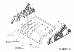 Ersatzteile Raiffeisen-Markt Elektrovertikutierer VE 40 Typ: 16CE5AEA628  (2012) Vertikutierergehäuse