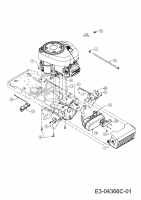 Ersatzteile Verts Loisirs Rasentraktoren VL 96 H Typ: 13CM79TF617  (2011) Motorzubehör