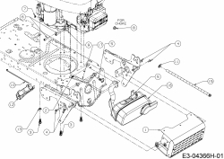 Ersatzteile MTD Rasentraktor Smart RG 145 Typ: 13HM76KG600  (2019) Motorzubehör 