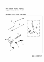 Ersatzteile MTD-Motoren Vertikal 1P61BHA Typ: 752Z1P61BHA  (2010) Regler