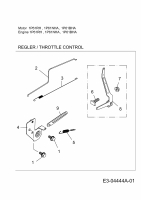 Ersatzteile MTD-Motoren Vertikal 1P61BHA Typ: 752Z1P61BHA  (2009) Regler
