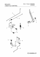 Ersatzteile MTD-Motoren Vertikal 5P65MHC Typ: 752Z5P65MHC  (2012) Regler