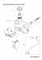 Ersatzteile MTD-Motoren Vertikal 1P61RHB Typ: 752Z1P61RHB  (2010) Tank