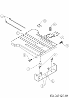 Ersatzteile WOLF-Garten Rasentraktor Expert 105.220 H Typ: 13HF91WN650  (2015) Sitzträger 