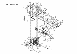 Ersatzteile Gutbrod Rasentraktoren ELX 107 SHL-K Typ: 13AG91GG690  (2009) Fahrantrieb