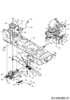 Cub Cadet Ersatzteile Rasentraktoren CC 917 AF 13HN90AF603  (2016) Fahrantrieb