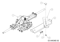 Cub Cadet Ersatzteile Rasentraktoren CC 917 AF 13HN90AF603  (2016) Getriebeträger, Halter Spannrolle