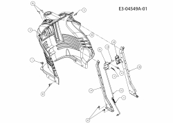 Ersatzteile Gutbrod Rasentraktoren ELX 127 SAL-SK Typ: 13AF90GP690  (2009) Armaturenbrett