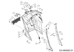 Cub Cadet Ersatzteile Rasentraktoren CC 1022 KHT 13HP93AT603  (2015) Armaturenbrett