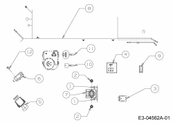 Cub Cadet Ersatzteile Rasentraktoren CC 1017 13AV91AF603  (2009) Elektroteile