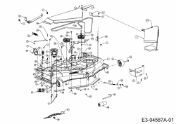 Ersatzteile Gutbrod Rasentraktoren ELX 127 SAL-SK Typ: 13AF90GP690  (2009) Mähwerk P (50/127cm)