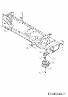 Ersatzteile WOLF-Garten Rasentraktor Expert 107.180 H Typ: 13AG91WG650  (2012) Elektromagnetkupplung, Motorkeilriemenscheibe 