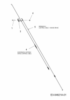 Ersatzteile Mastercut Motormäher mit Antrieb SP 530 Typ: 12B-84M1659  (2009) Bowdenzüge