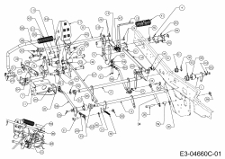 Ersatzteile Massey Ferguson Zero Turn MF 50-22 FMZ Typ: 17AI4BFP695  (2010) Pedale