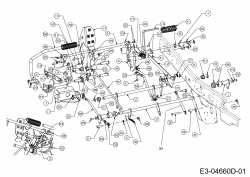 Cub Cadet Ersatzteile Zero Turn FMZ 50 17CI4BFP603  (2011) Pedale
