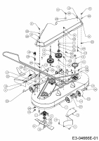 Ersatzteile Massey Ferguson Zero Turn MF 48-22 FMZ Typ: 17BI4BFY695  (2014) Maehwerk Y (48/122cm)