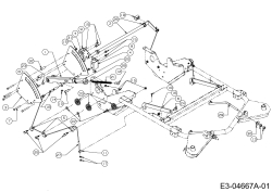 Cub Cadet Ersatzteile Zero Turn FMZ 50 17BI4BFP603  (2009) Mähwerksaushebung