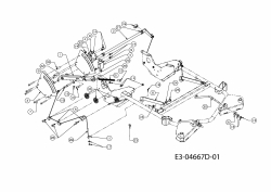Ersatzteile Massey Ferguson Zero Turn MF 48-22 FMZ Typ: 17BI4BFY695  (2012) Mähwerksaushebung