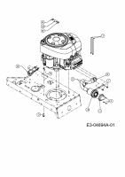 Ersatzteile MTD Rasentraktor 125/96 Typ: 13AH650F752  (2005) Motorzubehör 