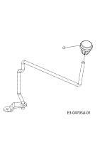 Ersatzteile MTD Rasentraktor 11.5/96 Typ: 13A1660F655  (2004) Schalthebel 