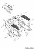 Ersatzteile Massey Ferguson Zero Turn MF 50-24 IZ Typ: 17AI9BKP695  (2011) Sitzwanne