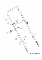 Ersatzteile Best Garden Motormäher BG Premium 53 P Typ: 11C-84M1625  (2009) Holm