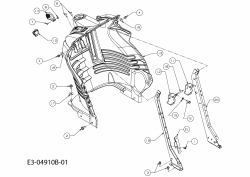 Ersatzteile Gutbrod Rasentraktoren GLX 105 RHL-SK Typ: 13AF51GN690  (2010) Armaturenbrett