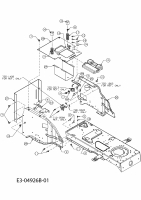 Ersatzteile Gutbrod Rasentraktoren GLX 92 SHL-SK Typ: 13AF51GI690  (2011) Rahmen