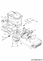 Ersatzteile MTD Rasentraktor 16-92 H Swiss Platinum Typ: 13BT493E686  (2010) Motorzubehör 