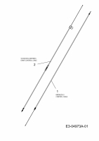 Ersatzteile MTD Benzin Rasenmäher mit Antrieb SPO 53 M Typ: 12C-84M1686  (2010) Bowdenzüge 