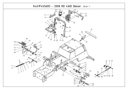 Cub Cadet Ersatzteile Kompakttraktoren CC 2000 RD 4 WD 54A1F4SS603  (2010) Pedale