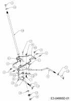 Ersatzteile WOLF-Garten Rasentraktor Expert 105.165 A Typ: 13HN90WN650  (2015) Lenkung 