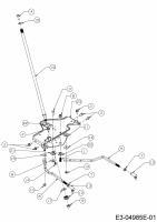 Ersatzteile WOLF-Garten Rasentraktor Expert 105.175 H Typ: 13HN99WN650  (2016) Lenkung 