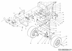 Ersatzteile Massey Ferguson Kompakttraktoren MF 31-25 RD 4 WD Typ: 54A1G8RU695  (2009) Räder vorne, Vorderachse